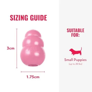 KONG Puppy Natural Chew Toy - Perfect for Teething