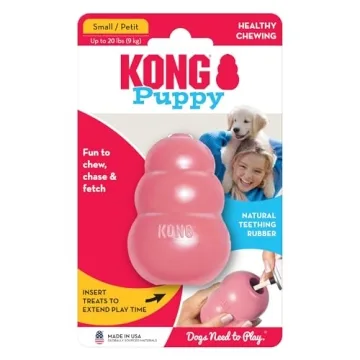 KONG Puppy Natural Chew Toy - Perfect for Teething