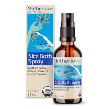Motherlove Sitz Bath Spray for Postpartum Care - Herbal & Organic Relief