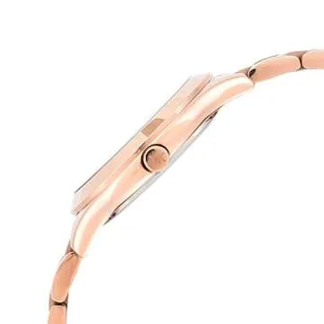 Michael Kors Slim Runway Three-Hand Rose Gold-Tone Stainless Steel Women's Watch (Model: MK3513)