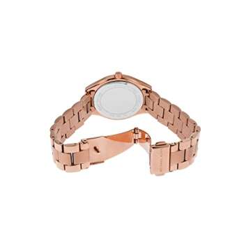 Michael Kors Slim Runway Three-Hand Rose Gold-Tone Stainless Steel Women's Watch (Model: MK3513)