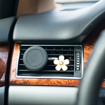 Stylish Daisy Flower Car Air Vent Clips for All Cars
