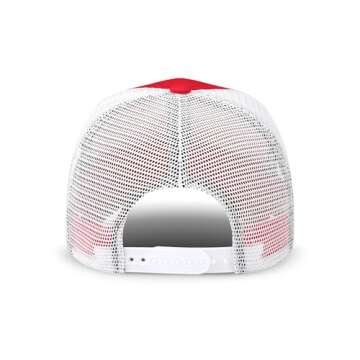 FOCO Men's Kansas City Chiefs Cap NFL Logo Mesh Trucker RF Hat, Team Color