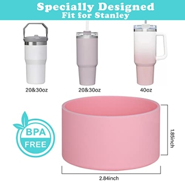 QIANHAI Silicone Boots for Stanley Tumblers Protection