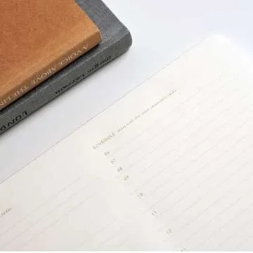 Pinesman - One Day, Elegant Daily Desk Planner, Gold Foiled, Minimalist Productivity Planner Pad, Time Blocking Hourly Schedule, To Do List Notepad, A4, 52 Pages, FSC™ Certified