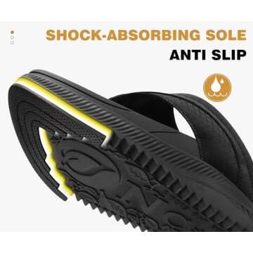 ONCAI Women's Orthopedic Flip Flops with Arch Support