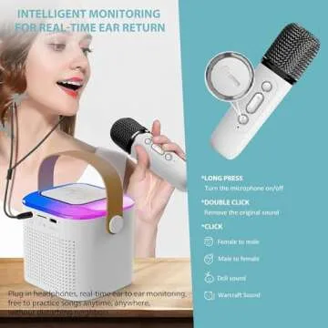 Portable Bluetooth Karaoke Microphone for All Smartphones