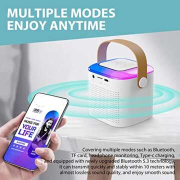 Portable Bluetooth Karaoke Microphone for All Smartphones