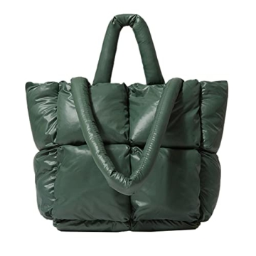 Stylish Puffer Tote Bag for Women - Cozy and Spacious