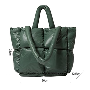 Stylish Puffer Tote Bag for Women - Cozy and Spacious