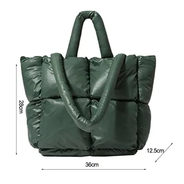 Stylish Puffer Tote Bag for Women - Cozy and Spacious