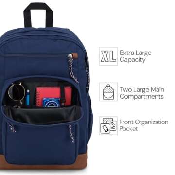 JanSport Cool Backpack with Laptop Sleeve - Durable Rucksack