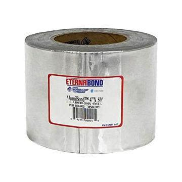 EternaBond AlumiBond 4" x50' MicroSealant Tape with 4mil Aluminum Backer | 21 mil Total Thickness | ...