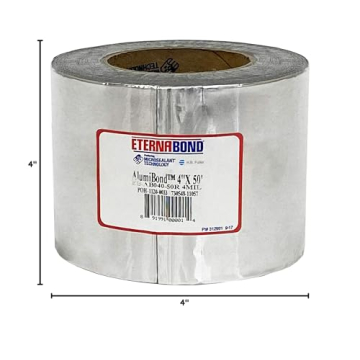 EternaBond AlumiBond 4" x 50' Tape - Durable Waterproof Repair
