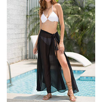 OmicGot Women's Stylish Swimwear Cover Up Maxi Skirt