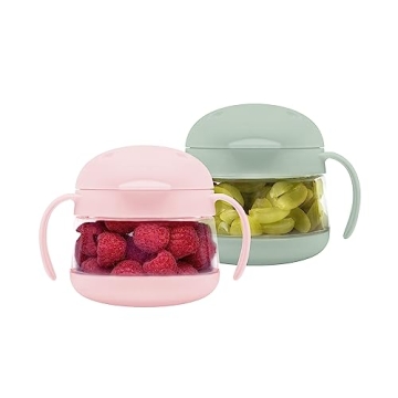 Ubbi Tweat No Spill Snack Container for Toddlers, Durable & Safe