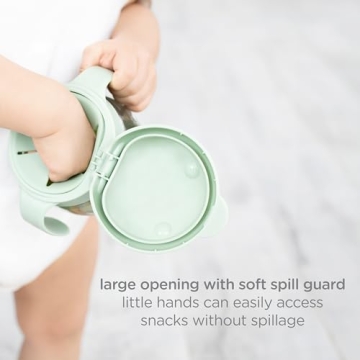 Ubbi Tweat No Spill Snack Container for Toddlers, Durable & Safe