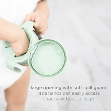 Ubbi Tweat No Spill Snack Container for Toddlers, Durable & Safe