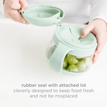 Ubbi Tweat No Spill Snack Container for Toddlers, Durable & Safe