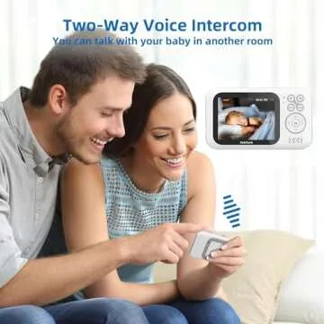 TakTark Baby Monitor with Night Vision & Two Way Audio