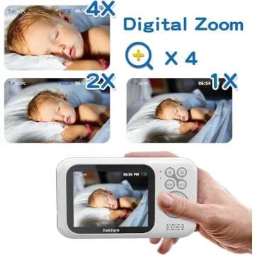 TakTark Baby Monitor with Night Vision & Two Way Audio