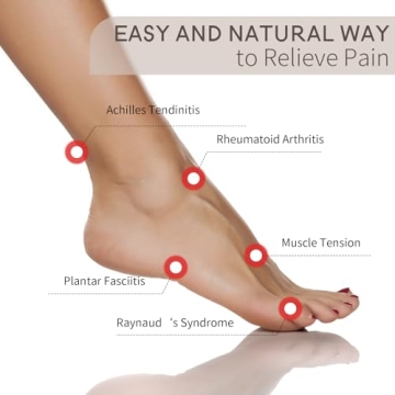 Suzzipad Microwavable Slippers and Foot Warmer for Bed, Microwave Heated Slippers for Women & Man, Feet Warmers for Plantar Fasciitis, Cold Feet, S/M