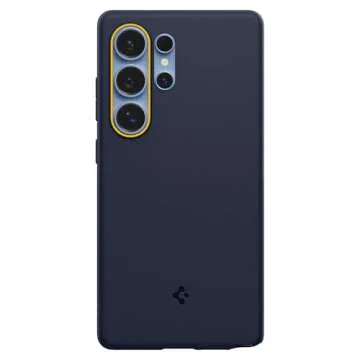 Spigen Nano Pop MagFit Designed for Galaxy S25 Ultra Case [Fast Wireless Charging/Magnet for Galaxy] (2025) - Blueberry Navy