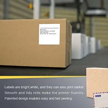 Premium BETCKEY 3" x 3" Labels for Zebra & Rollo Printers