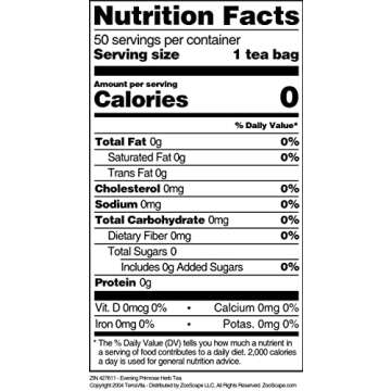 Evening Primrose Herb Tea for Wellness and Relaxation