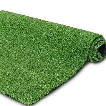 Artificial Turf Grass Lawn 5 FT x8 FT, Realistic Synthetic Mat, Indoor Outdoor Garden Landscape for Pets,Fake Faux Rug with Drainage Holes