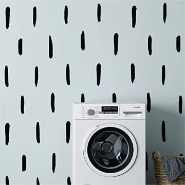 SHYJSHYJ Black Irregular Line Wall Decals for Modern Decor