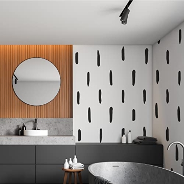 SHYJSHYJ Black Irregular Line Wall Decals for Modern Decor