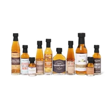 Gourmet Coffee Syrup Gift Set with Unique Flavors