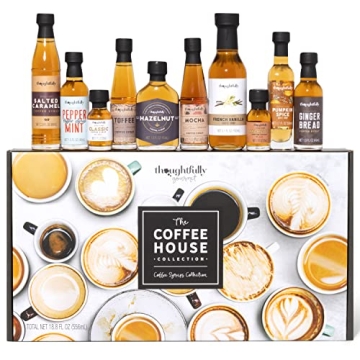 Gourmet Coffee Syrup Gift Set with Unique Flavors