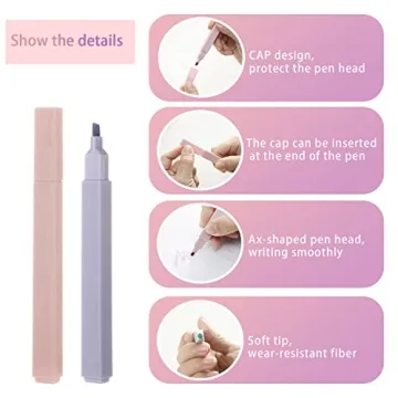 Iridipity 12pcs Pastel Highlighter Set for Aesthetic Use