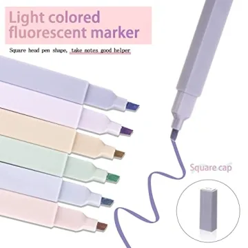 Iridipity 12pcs Pastel Highlighter Set for Aesthetic Use