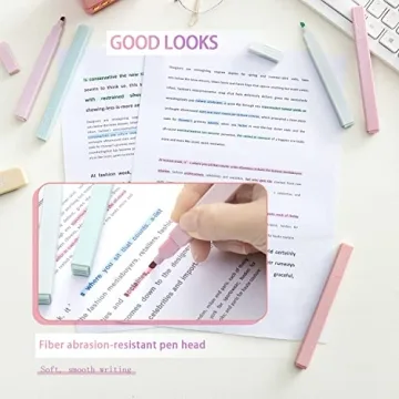 Iridipity 12pcs Pastel Highlighter Set for Aesthetic Use