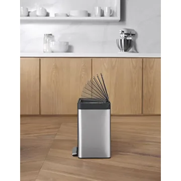 KOHLER 13-Gallon Kitchen Step Trash Can with Soft Close