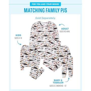 Kids Matching Family Glow Mummy Pajamas - Soft Cream Cotton