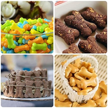 Silicone Puppy Paw and Bone Molds for Treats and Baking