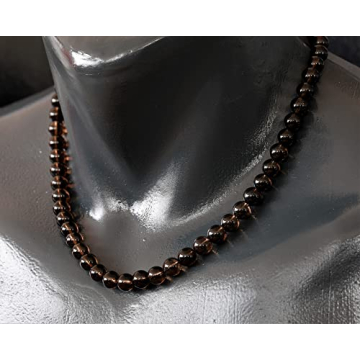 Natural Smoky Quartz Beaded Choker for Unique Fashion