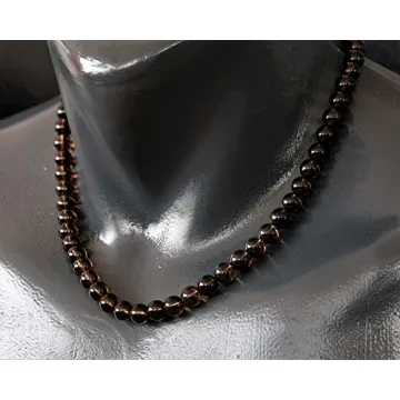 Natural Smoky Quartz Beaded Choker for Unique Fashion