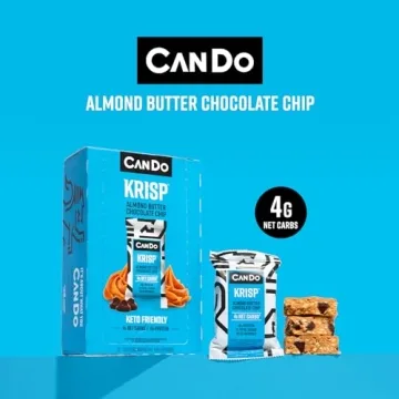 CanDo Krisp Keto Snack Bars - Low Carb & High Protein