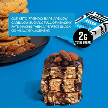 CanDo Krisp Keto Snack Bars - Low Carb & High Protein
