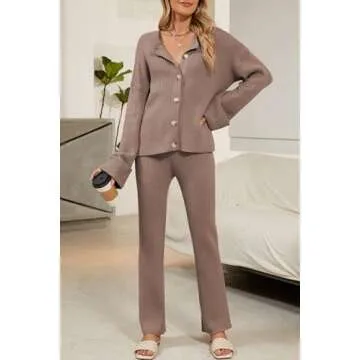 Cakulo Women's 2 Piece Lounge Set 2024 Comfortable Outfits