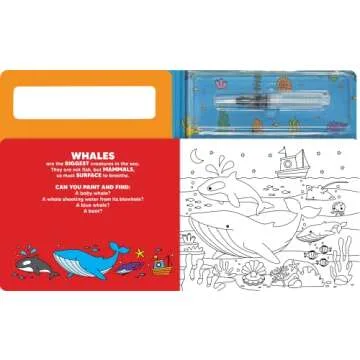 Paint and Find In the Ocean - Children's Board Book - Water Colors Board book