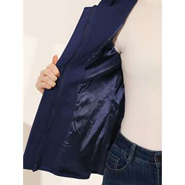 Allegra K Women's Cropped Pea Coat for Stylish Winter Wear