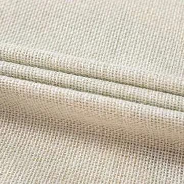 Emvency Throw Pillow Cover Cotton Linen Navy Blue French Jacquard Stripe Decorative Cotton Linen Striped Home Decor Square 18 x18 Inch Cushion Pillowcase