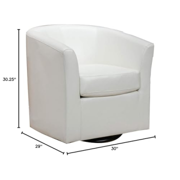 Stylish Christopher Knight Home Daymian PU Swivel Chair