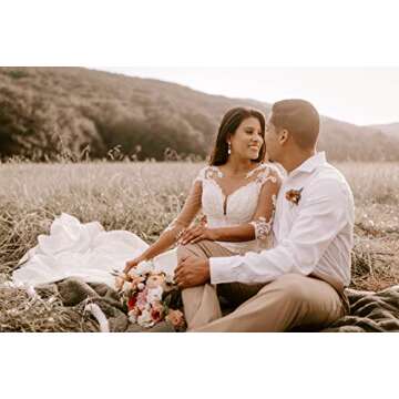 SWEETV Teardrop Bridal Earrings - Elegant Cubic Zirconia Jewelry